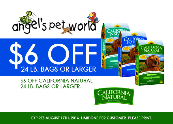 California Natural-Angels_Pet_World_Eukanuba _Dog_Food