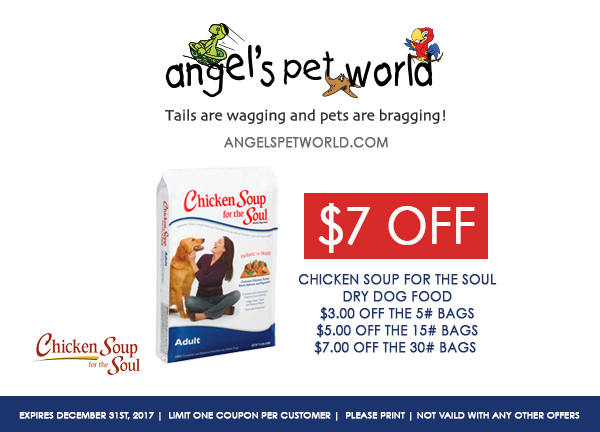 Dog-Chicken Soup for the Soul pet food angels pet world pet supplies hudson wi