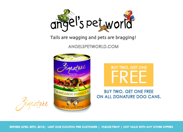 dog-cans-Dog-Zignature-angels pet world pet supplies hudson wi