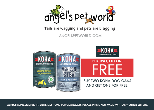 KOHA Dog Cans Angel's Pet World Pet Supplies