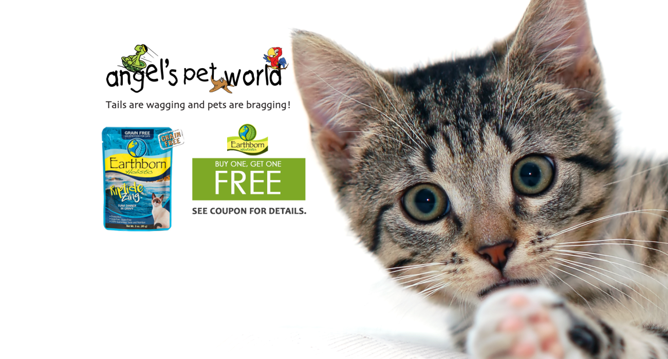 Earthborn Cat Pouches - Angel's Pet World Pet Supplies ...