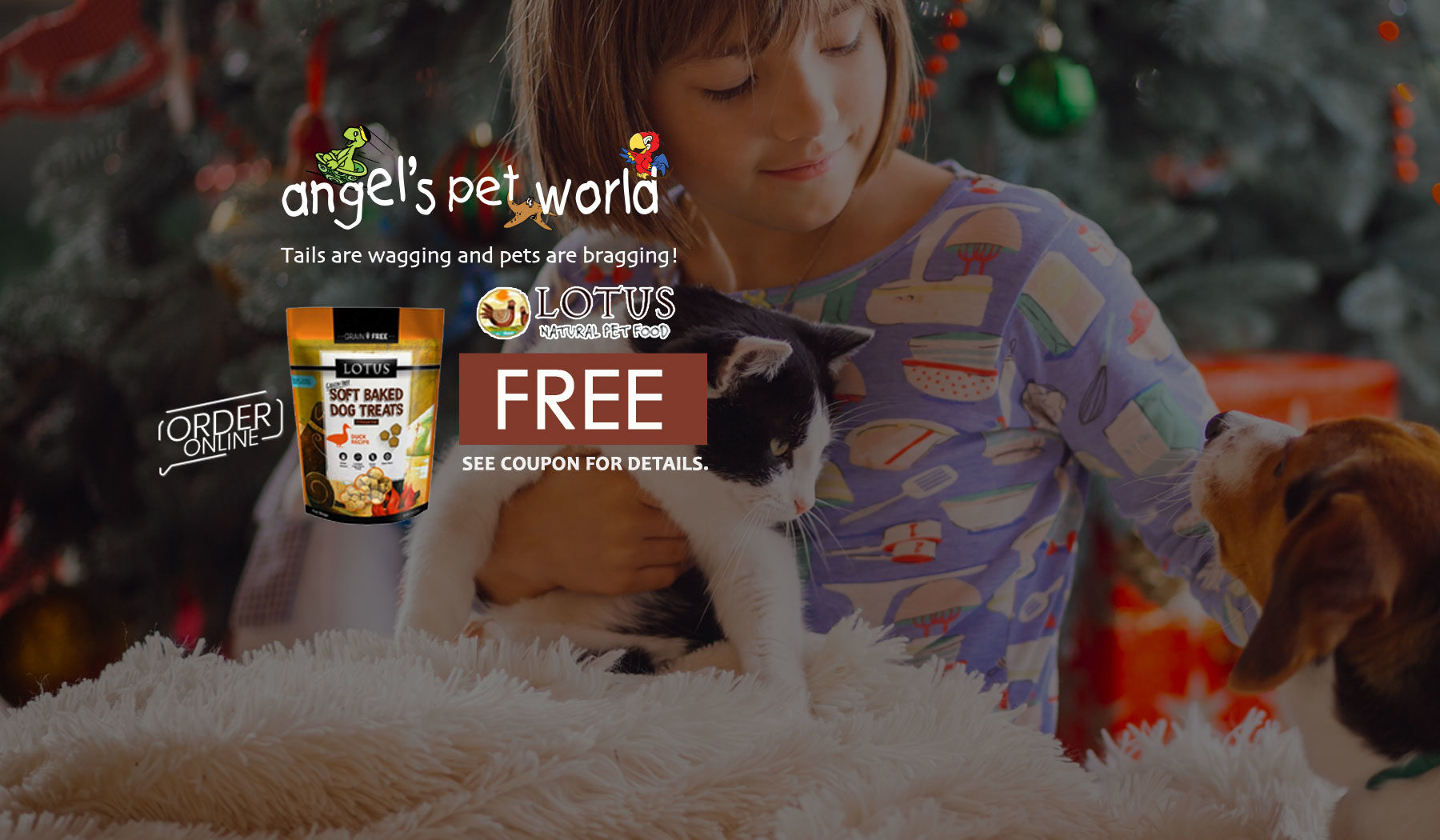 Free Lotus Dog Treats - Shop Local Online - Angel's Pet World