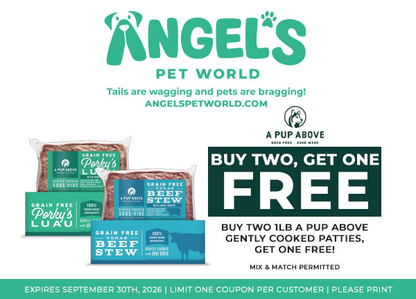 BOGO A Pup Above Gently Cooked Patties