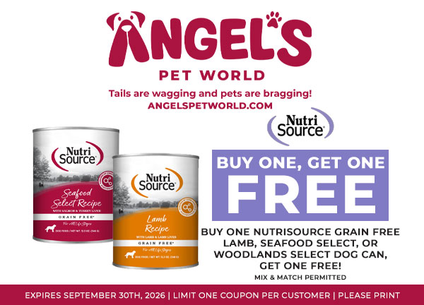 BOGO Nutrisource Grain Free Dog Can