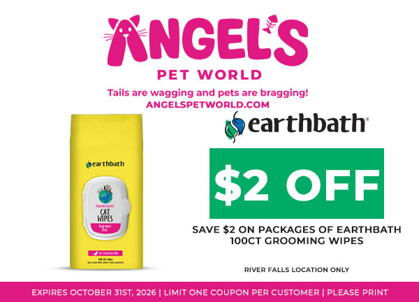 Earthbath 100 ct Grooming Wipes 