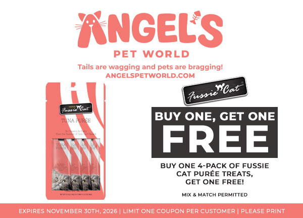 BOGO 4-pack of Fussie Cat Purée Treats